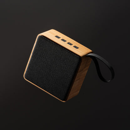 ασύρματο ηχείο bluetooth από φυσικό μπαμπού και ύφασμα rpet
