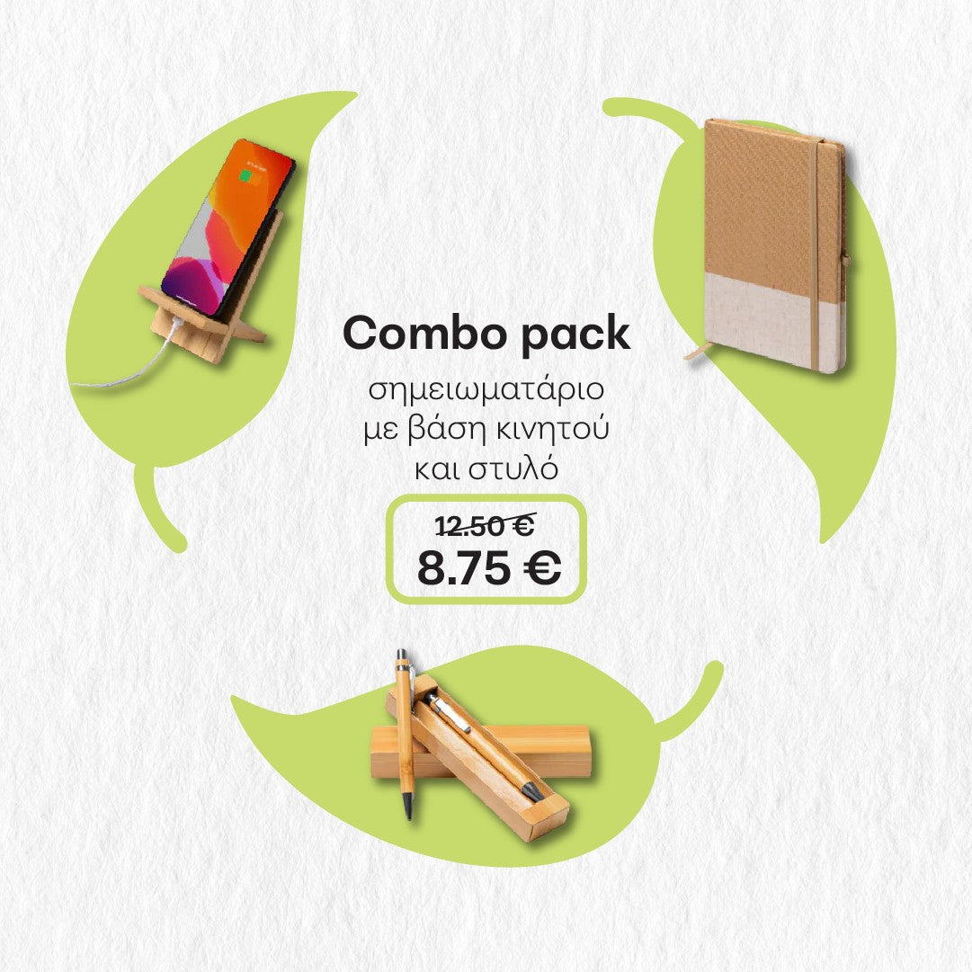Compo Pack σημειωματάριο με βάση κινητού και στυλό